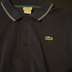 Lacoste blue and green